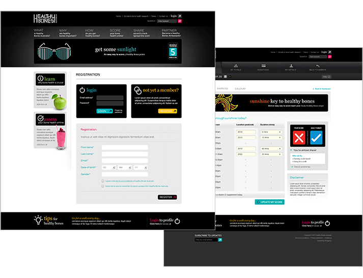 Healthy Bones Healthy bones approached RADAR to develop a responsive CMS  website and mobile site