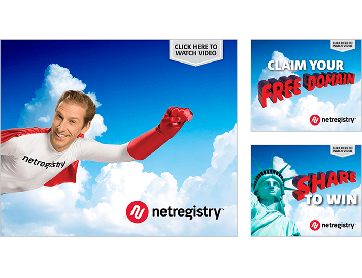 A national advertising campaign for Netregistry by RADAR, including TV, Outdoor and online advertising.