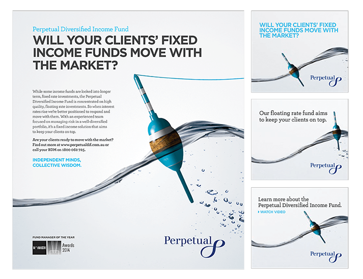 Perpetual approached RADAR to develop engaging advertising campaign to build awareness of Perpetual’s Diversified Income
