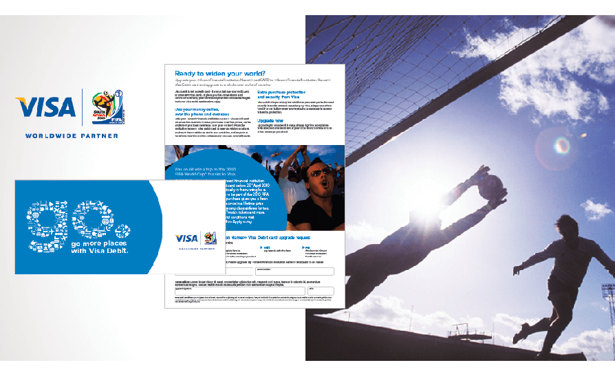Visa Debit engaged RADAR to develop an engaging and compelling national DM campaign